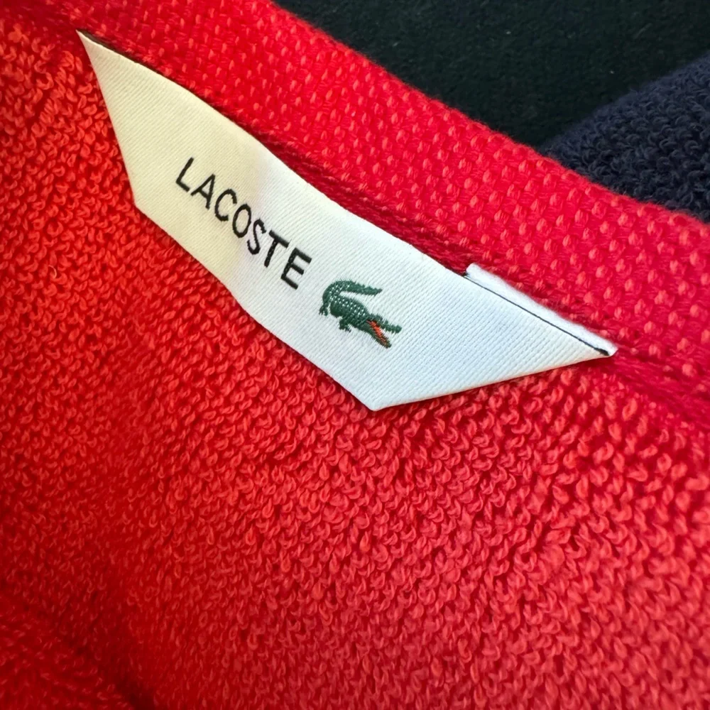 HP🎉LACOSTE trio of 100% cotton towels- classic alligator brand. Zoom in 4 deets